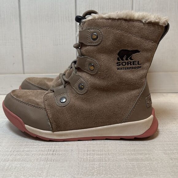 Sorel Unisex Kids Whitney II Suede Boots Size 4 - Picture 4 of 16